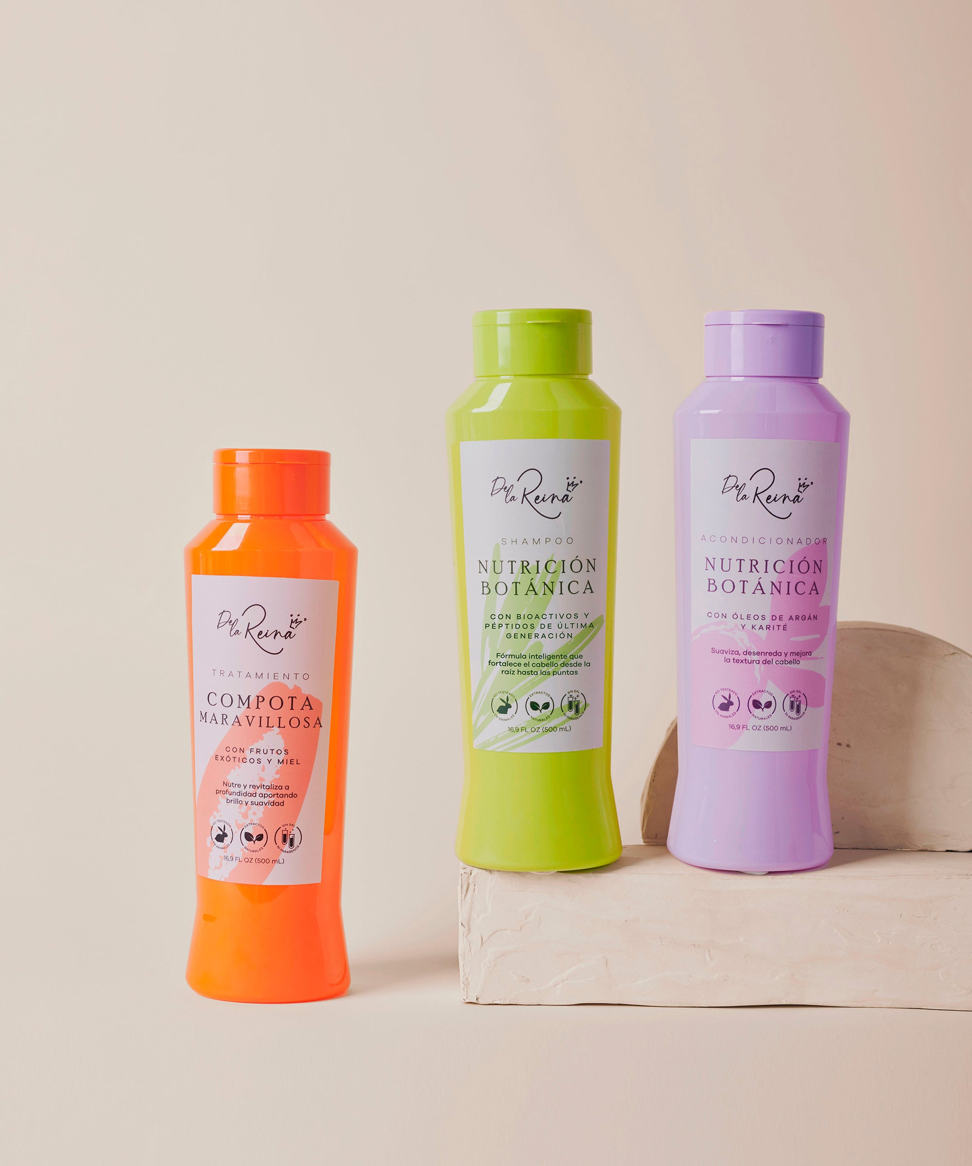 Kit de Cuidado Capilar Fórmulas con ingredientes de alto rendimiento para nutrir, fortalecer y revitalizar tu cabello.